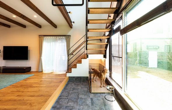 わんちゃんと一緒の楽しさに満ちた暮らし 注文住宅や新築を奈良や木津川市でお考えなら楓工務店